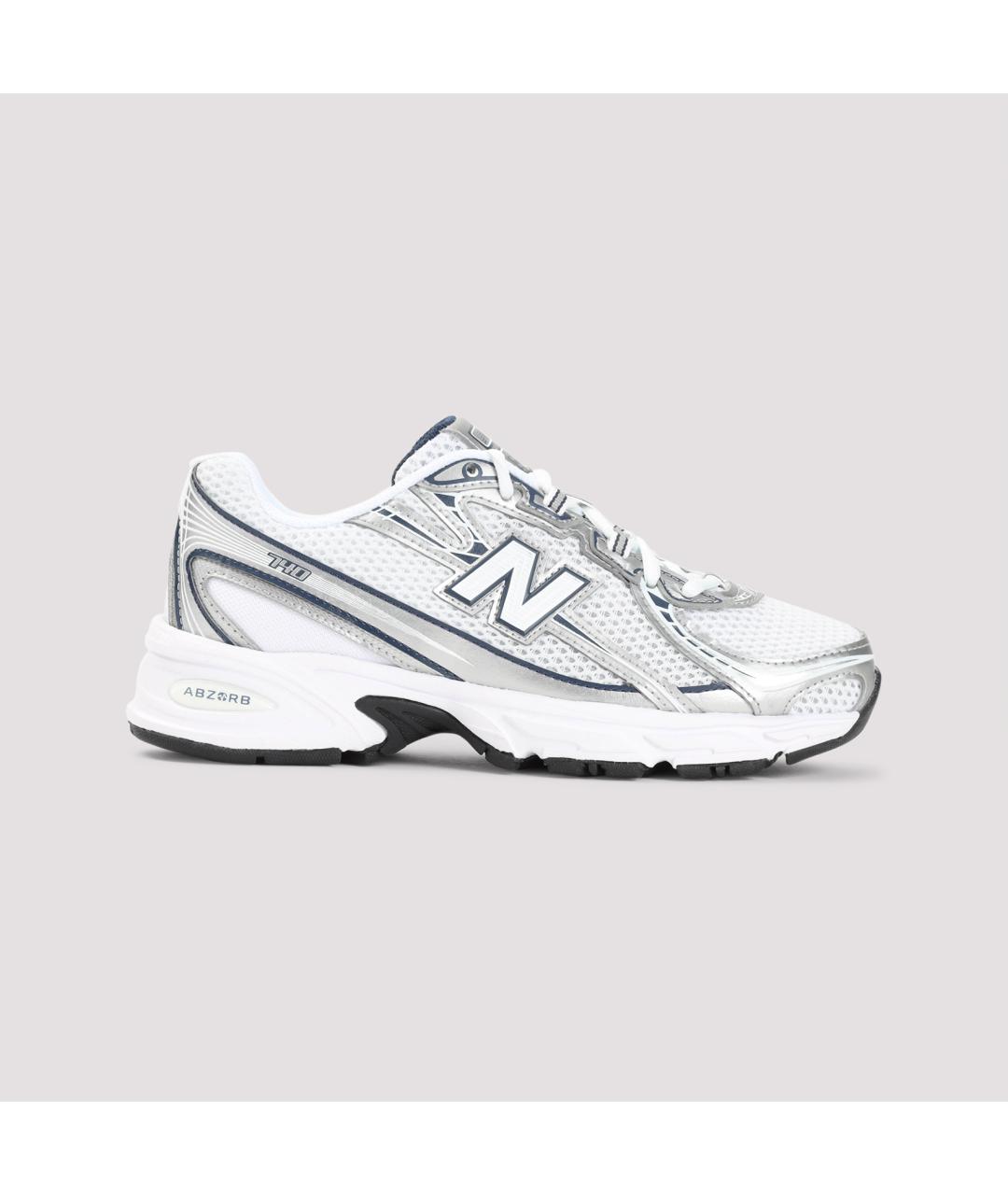 NEW BALANCE Белые кожаные кроссовки, фото 2