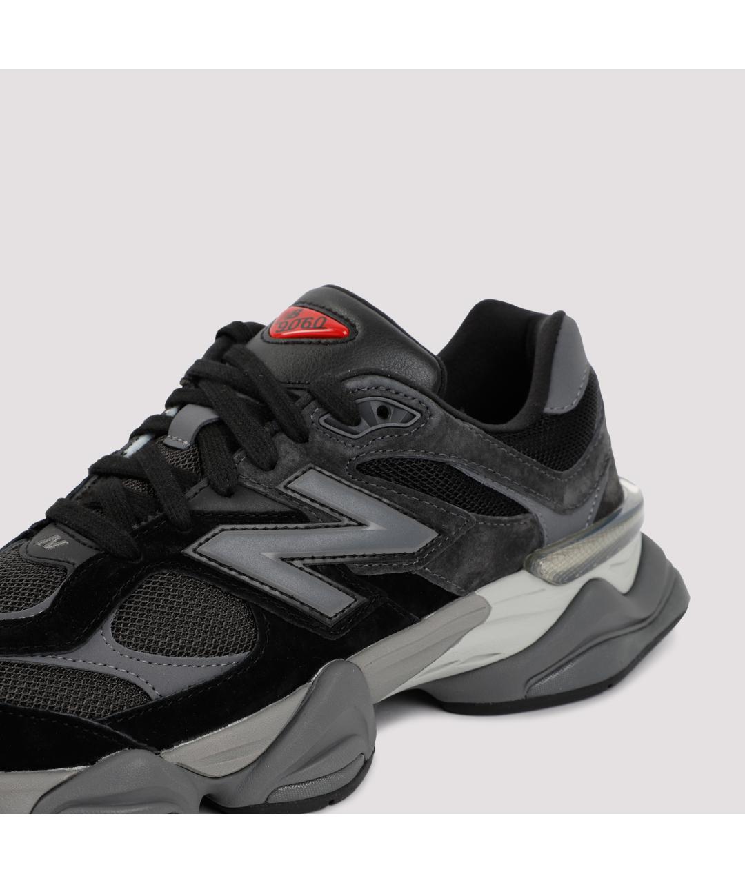 NEW BALANCE Черные замшевые низкие кроссовки / кеды, фото 4