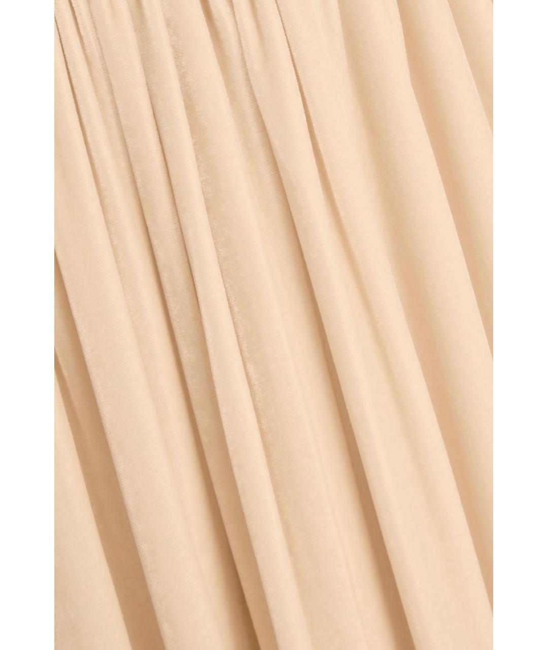 ZIMMERMANN Бежевое вискозное коктейльное платье, фото 4