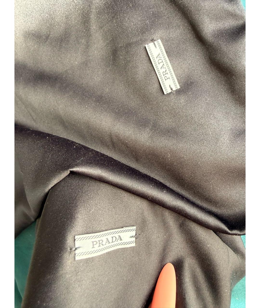 PRADA Черные кожаные лоферы, фото 6