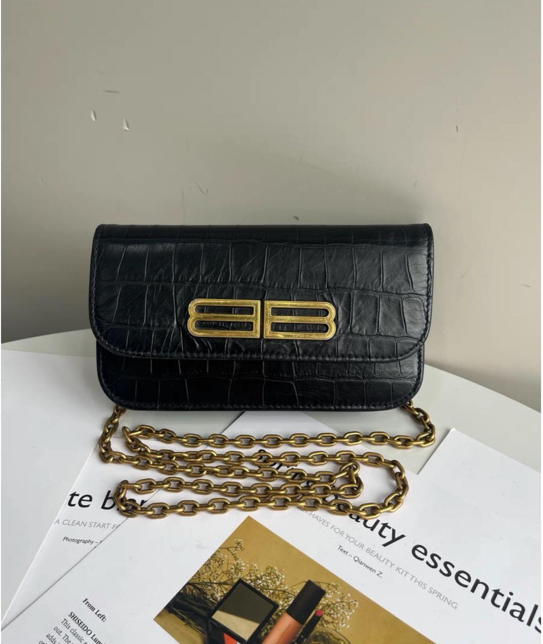 BALENCIAGA Черная сумка через плечо, фото 2