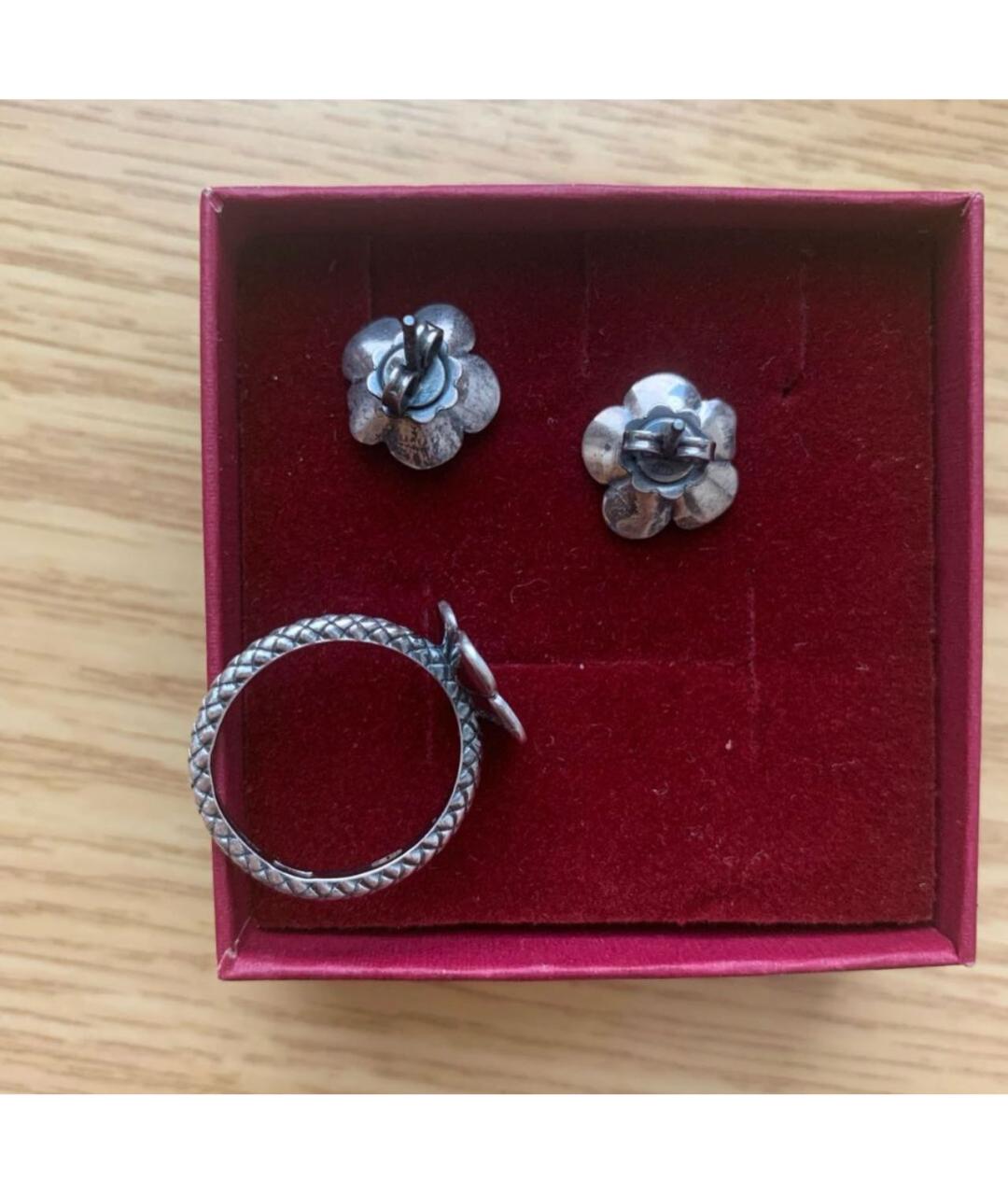 BOTTEGA VENETA Синий серебряный комплект, фото 6