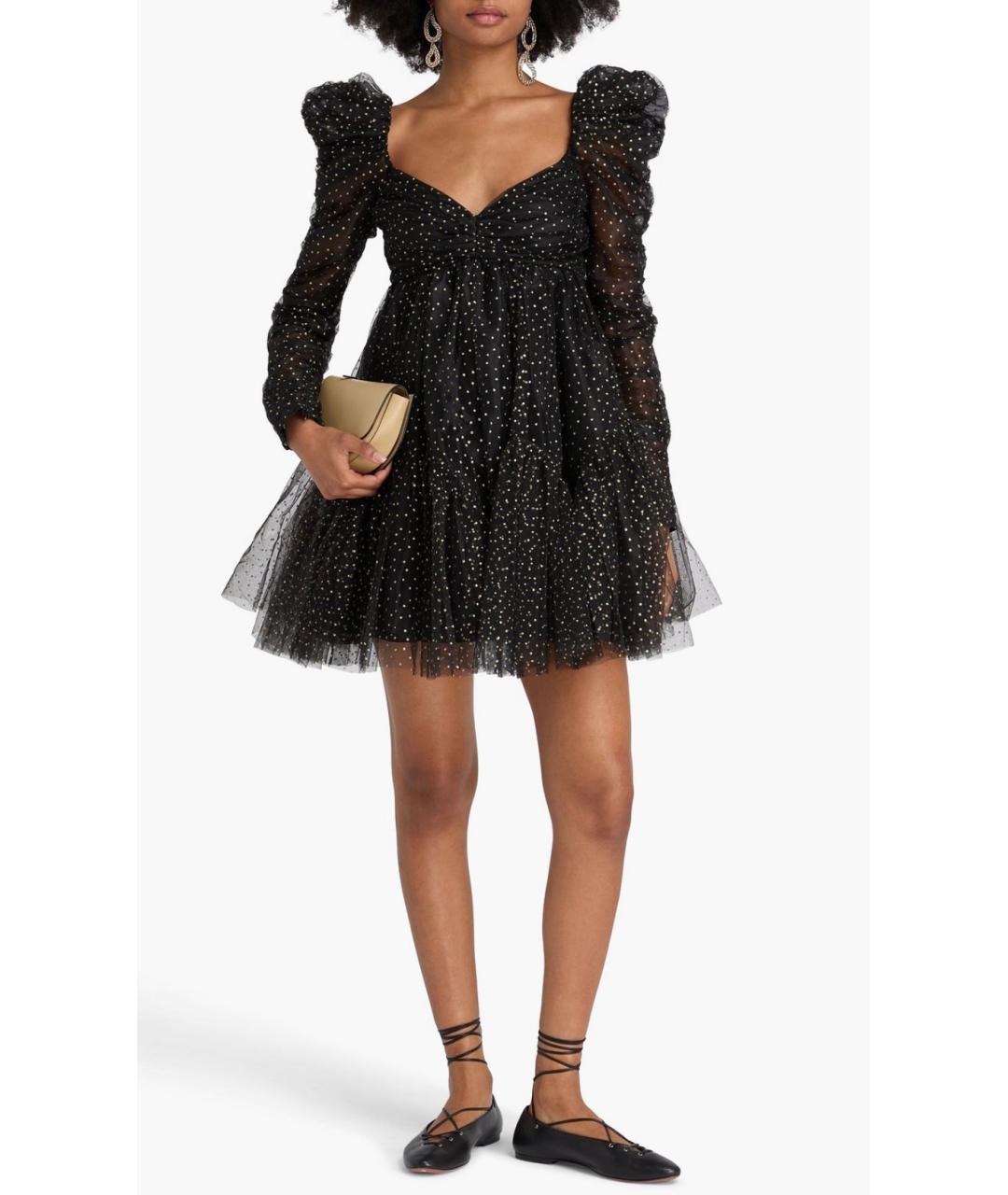 ZIMMERMANN Черное полиэстеровое коктейльное платье, фото 3