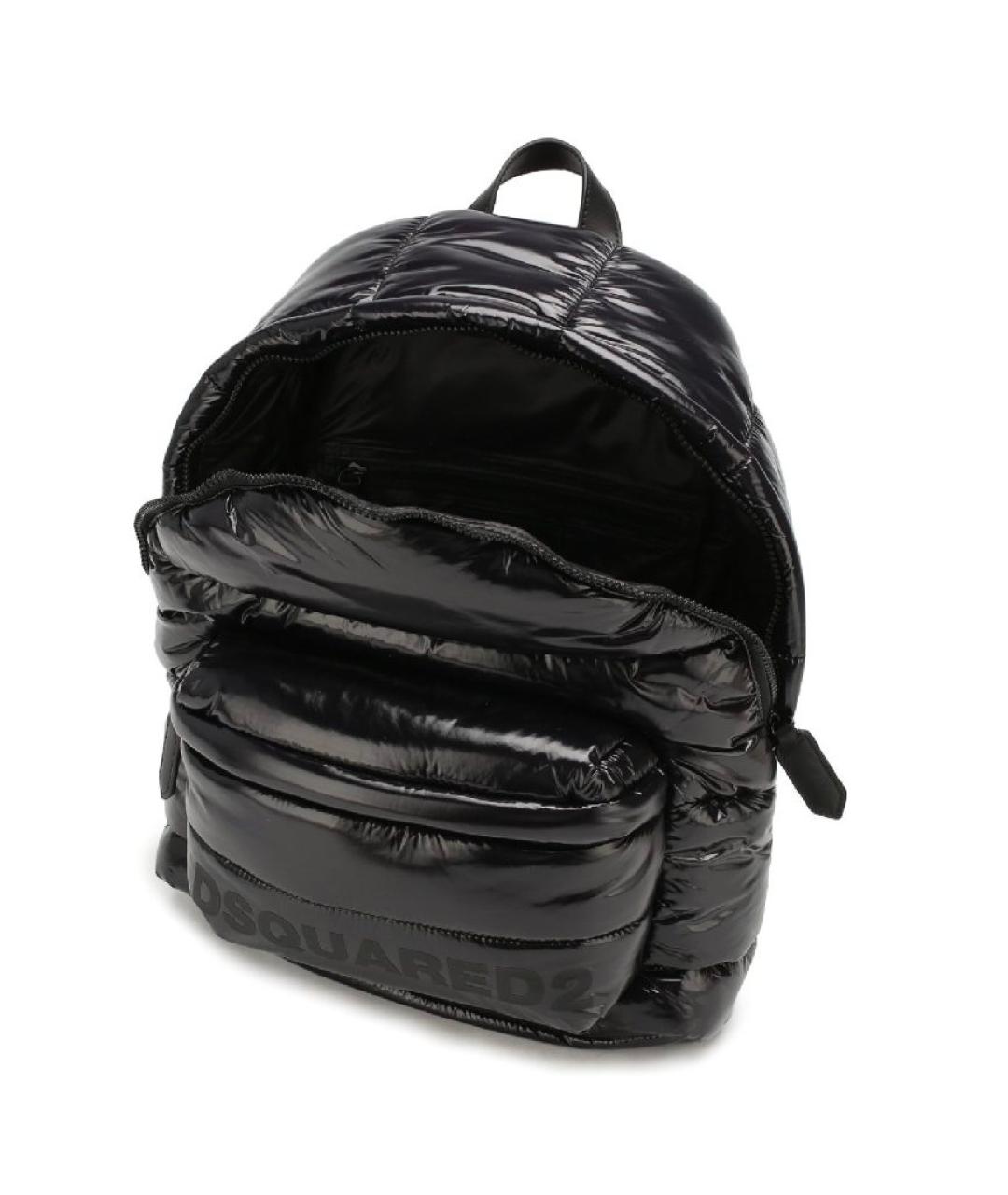 DSQUARED2 Черный тканевый рюкзак, фото 4