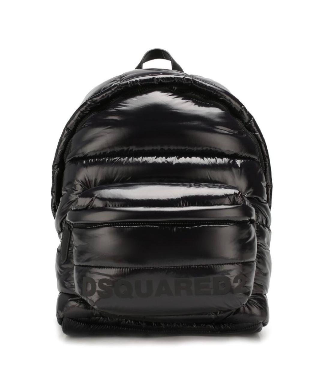 DSQUARED2 Черный тканевый рюкзак, фото 6