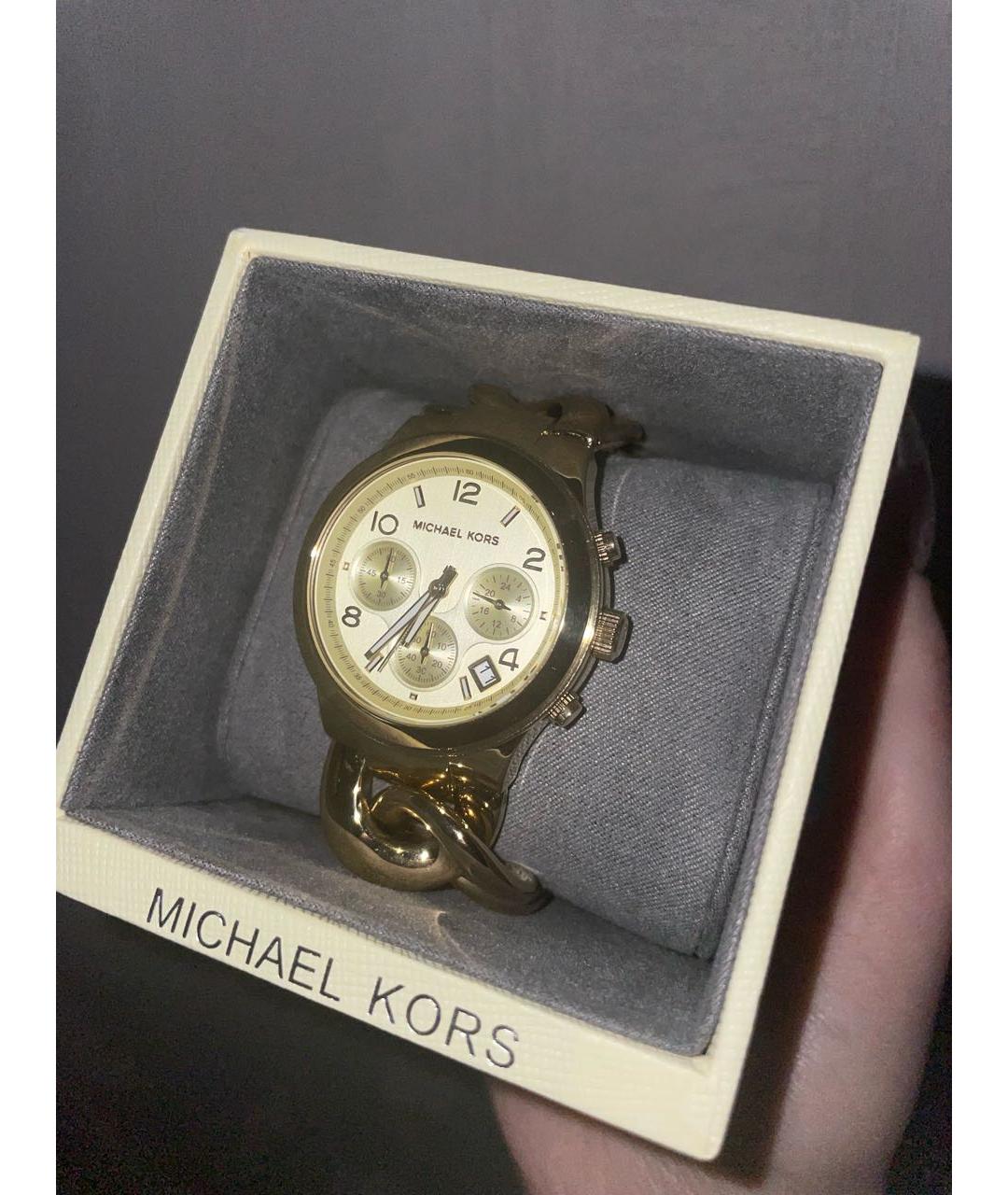 MICHAEL KORS Золотые часы, фото 2