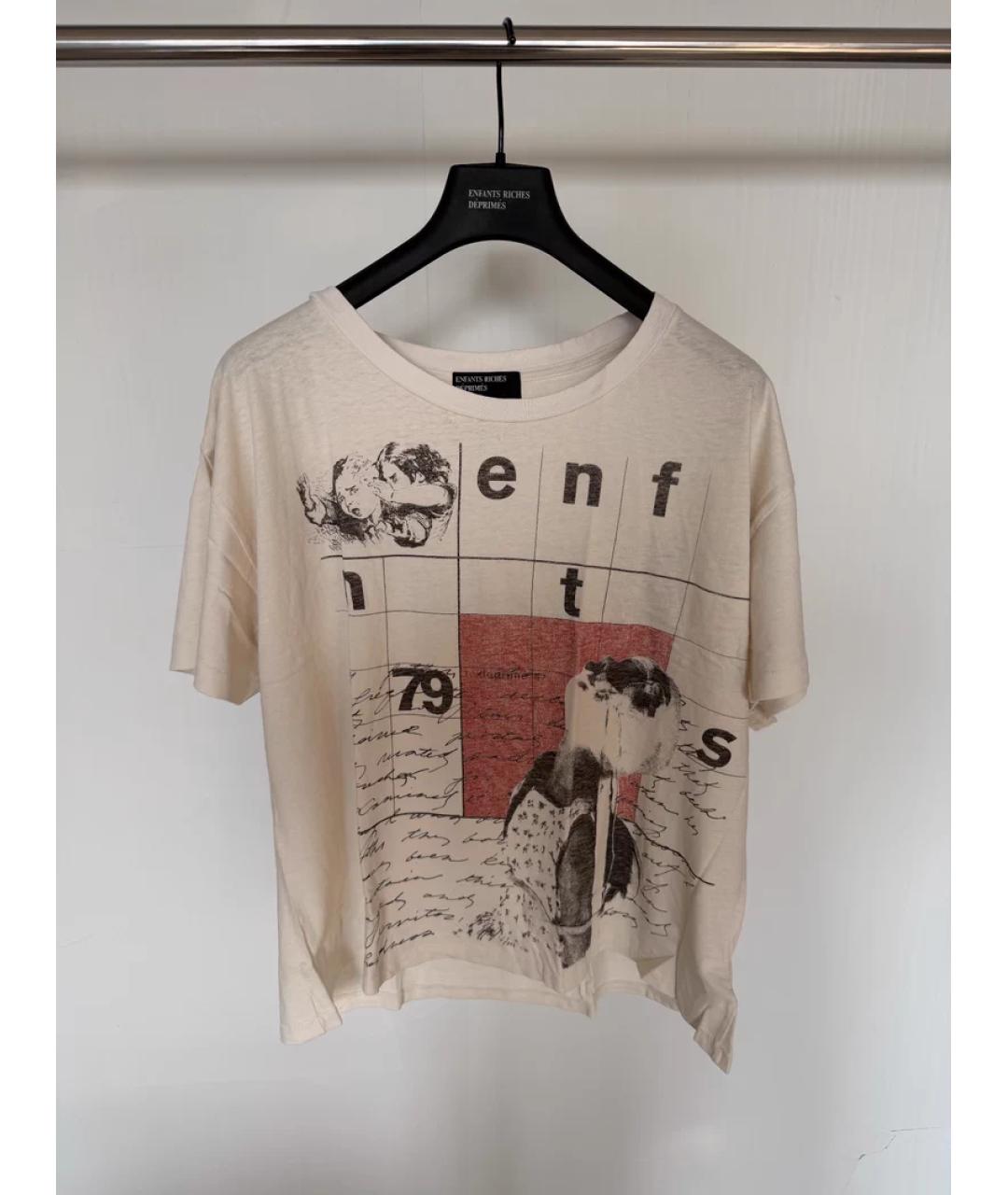 Enfants Riches Déprimés Бежевая футболка, фото 3