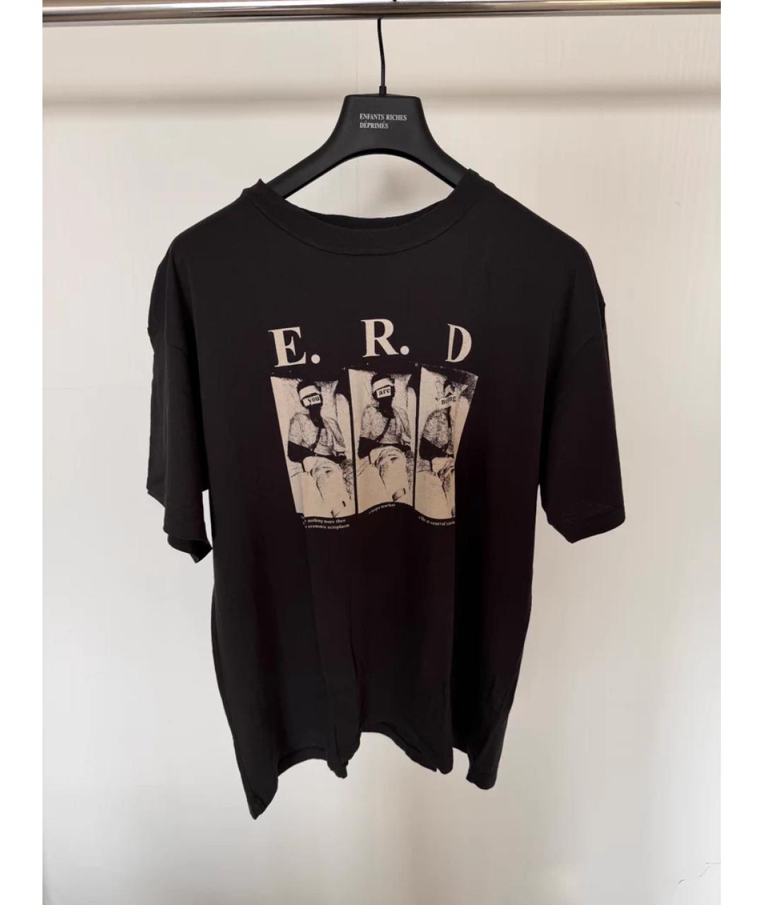 Enfants Riches Déprimés Черная хлопковая футболка, фото 3
