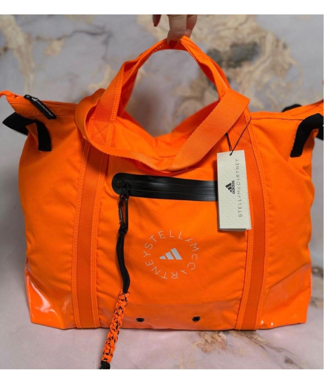 ADIDAS BY STELLA MCCARTNEY Оранжевая дорожная/спортивная сумка, фото 6
