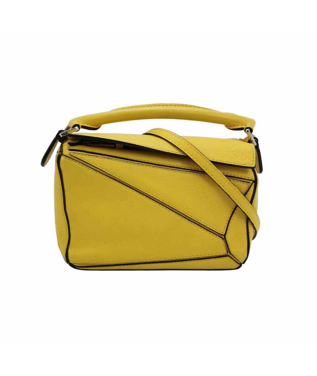 LOEWE Желтая сумка через плечо, фото 6