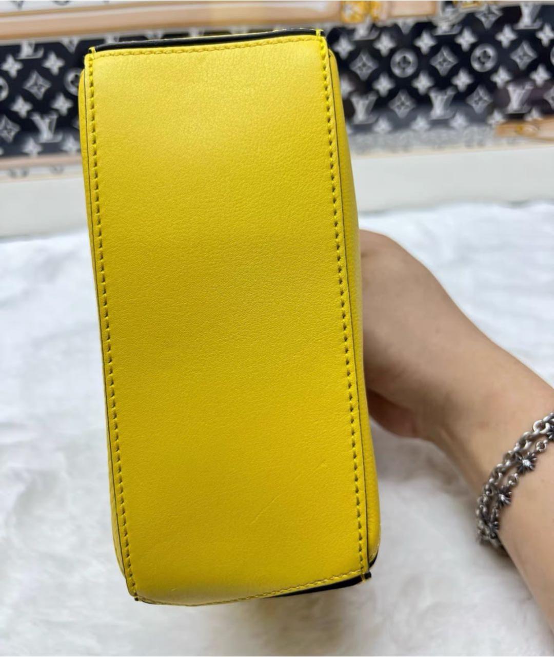 LOEWE Желтая сумка через плечо, фото 4