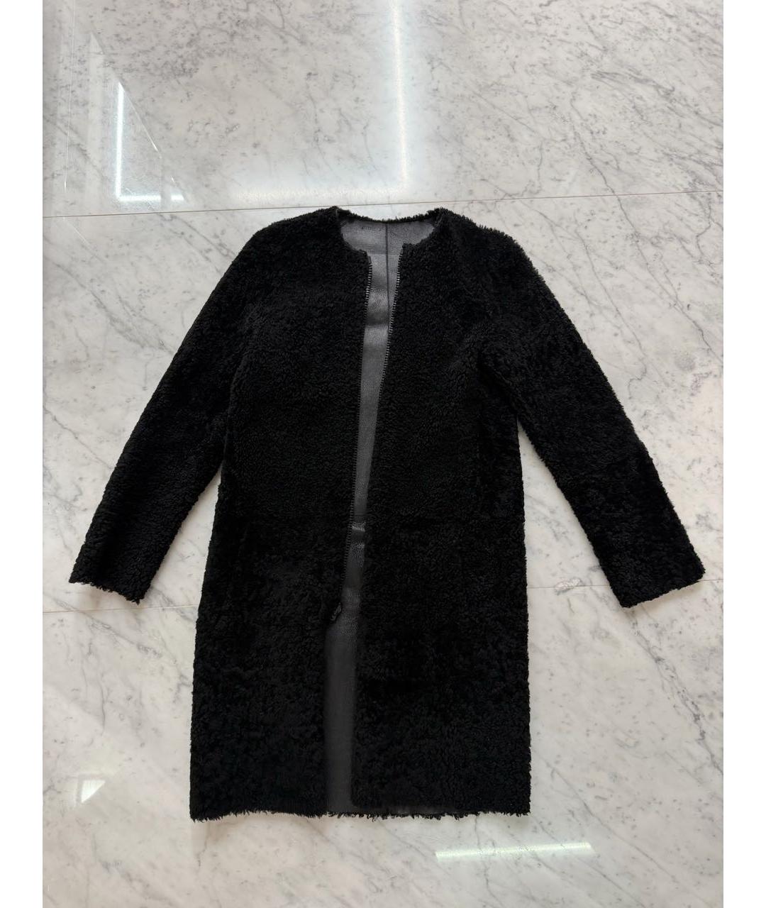 CELINE Черная меховая дубленка, фото 8
