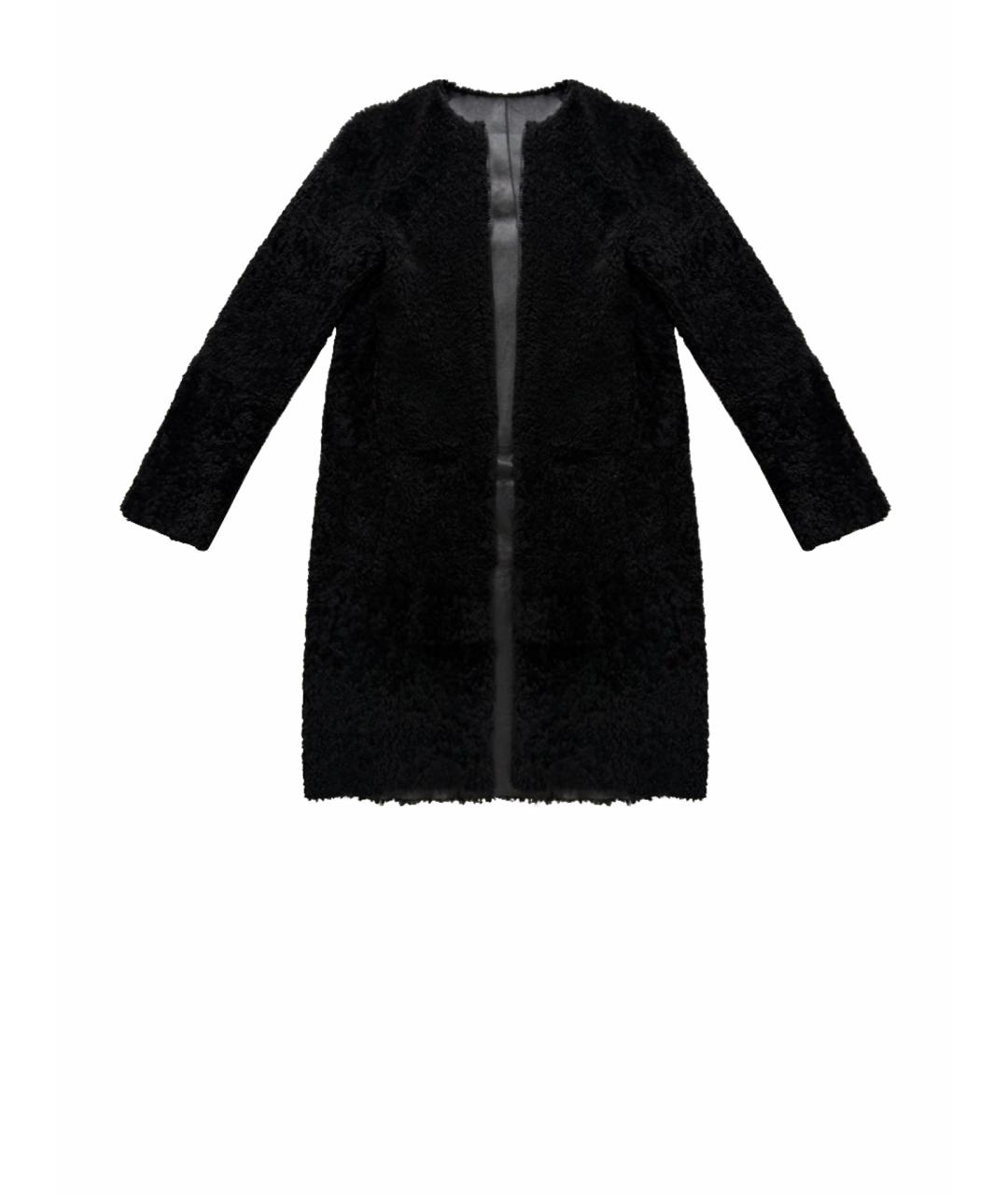 CELINE Черная меховая дубленка, фото 1