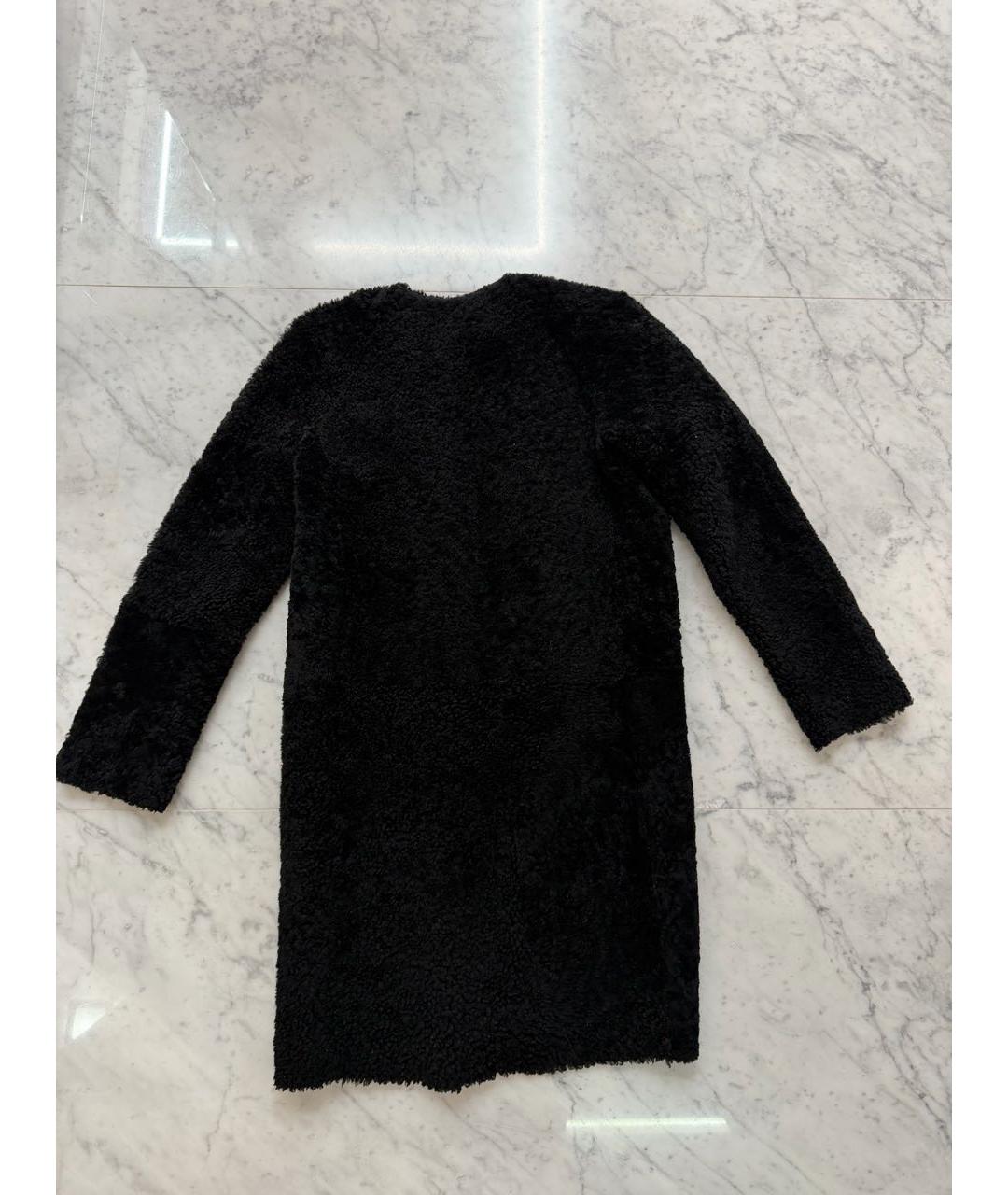 CELINE Черная меховая дубленка, фото 3