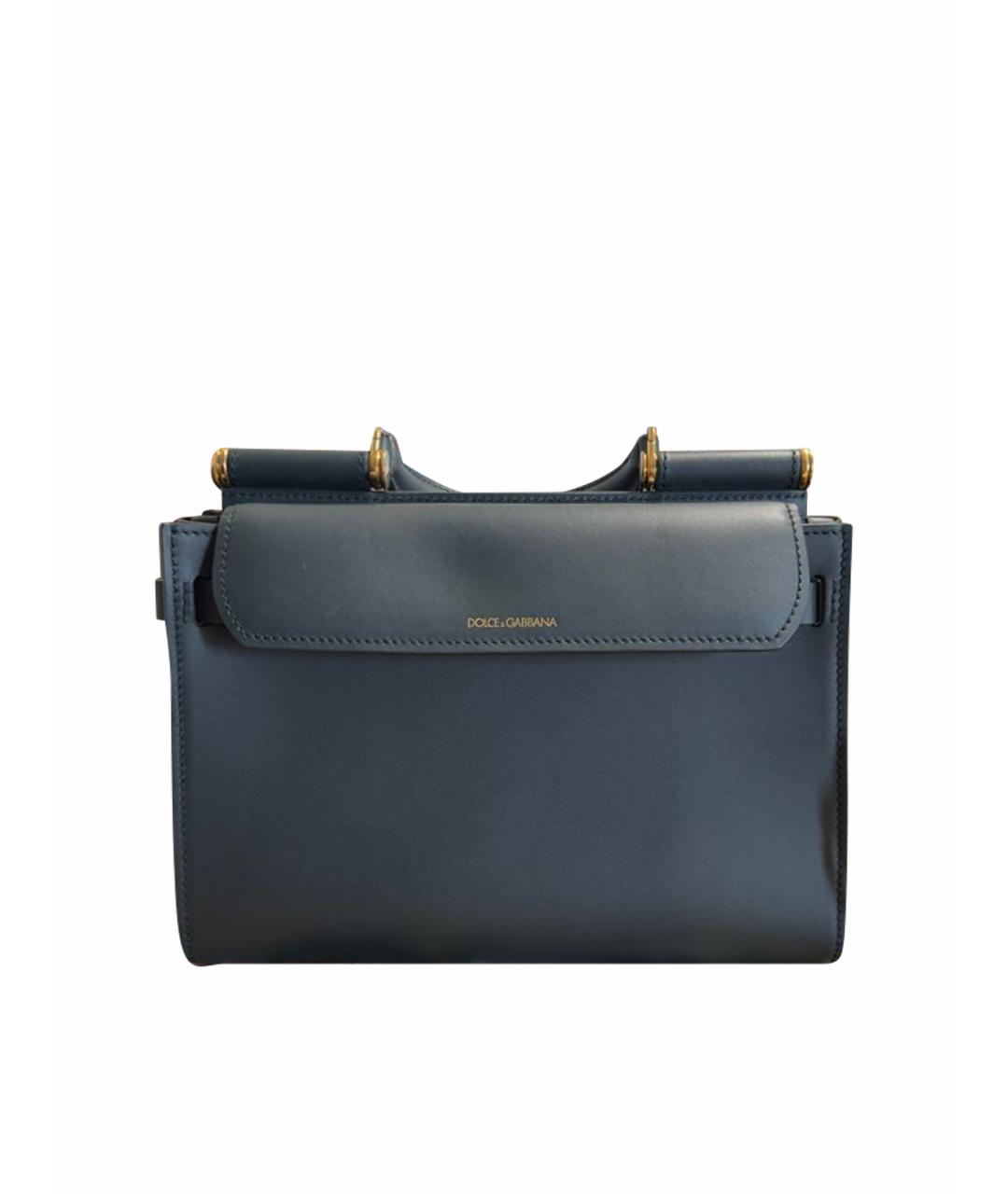 DOLCE&GABBANA Зеленая кожаная сумка через плечо, фото 1