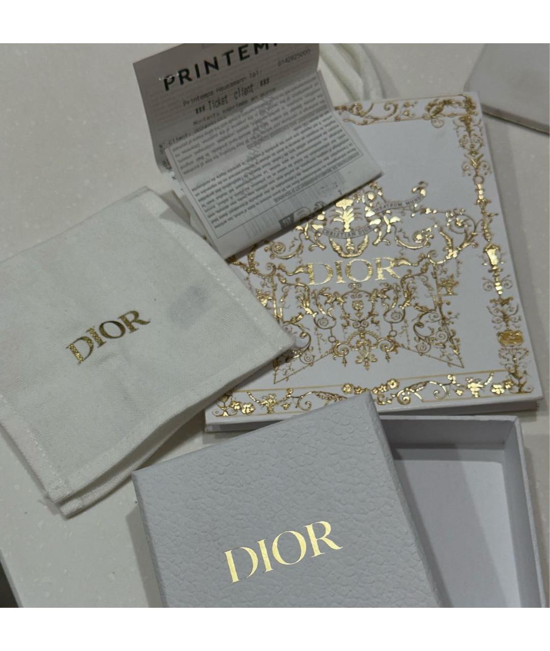 CHRISTIAN DIOR Серебряное металлическое колье, фото 3