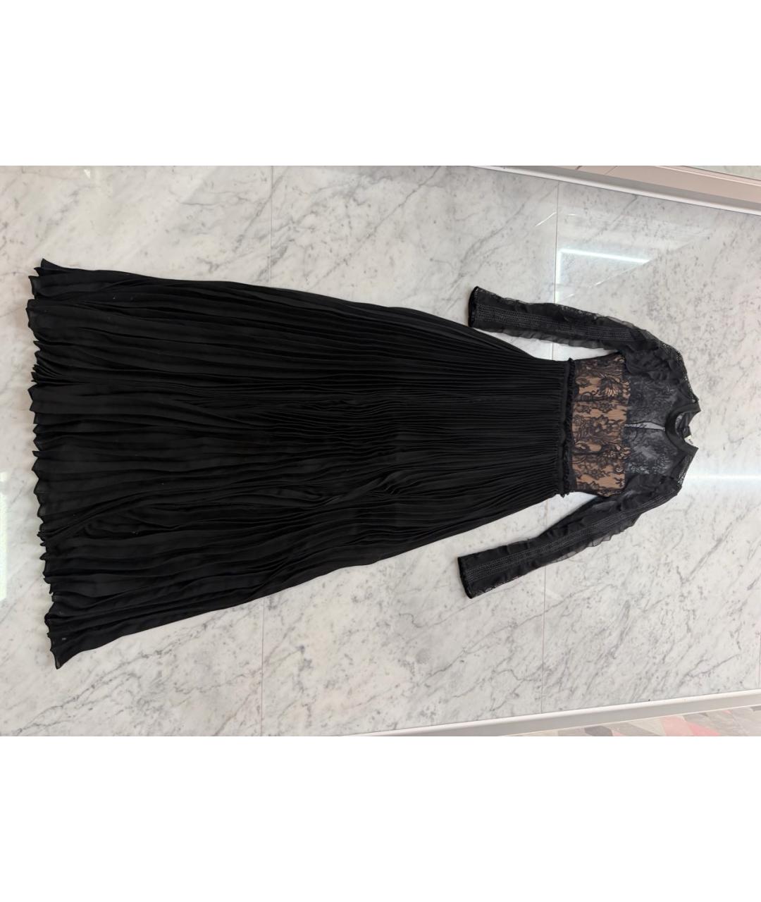 SELF-PORTRAIT Черное кружевное вечернее платье, фото 5