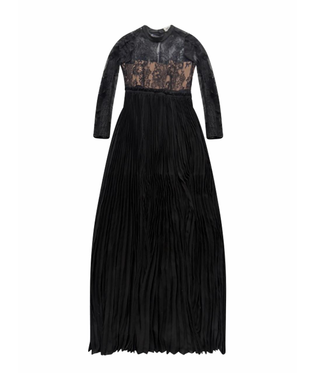 SELF-PORTRAIT Черное кружевное вечернее платье, фото 1