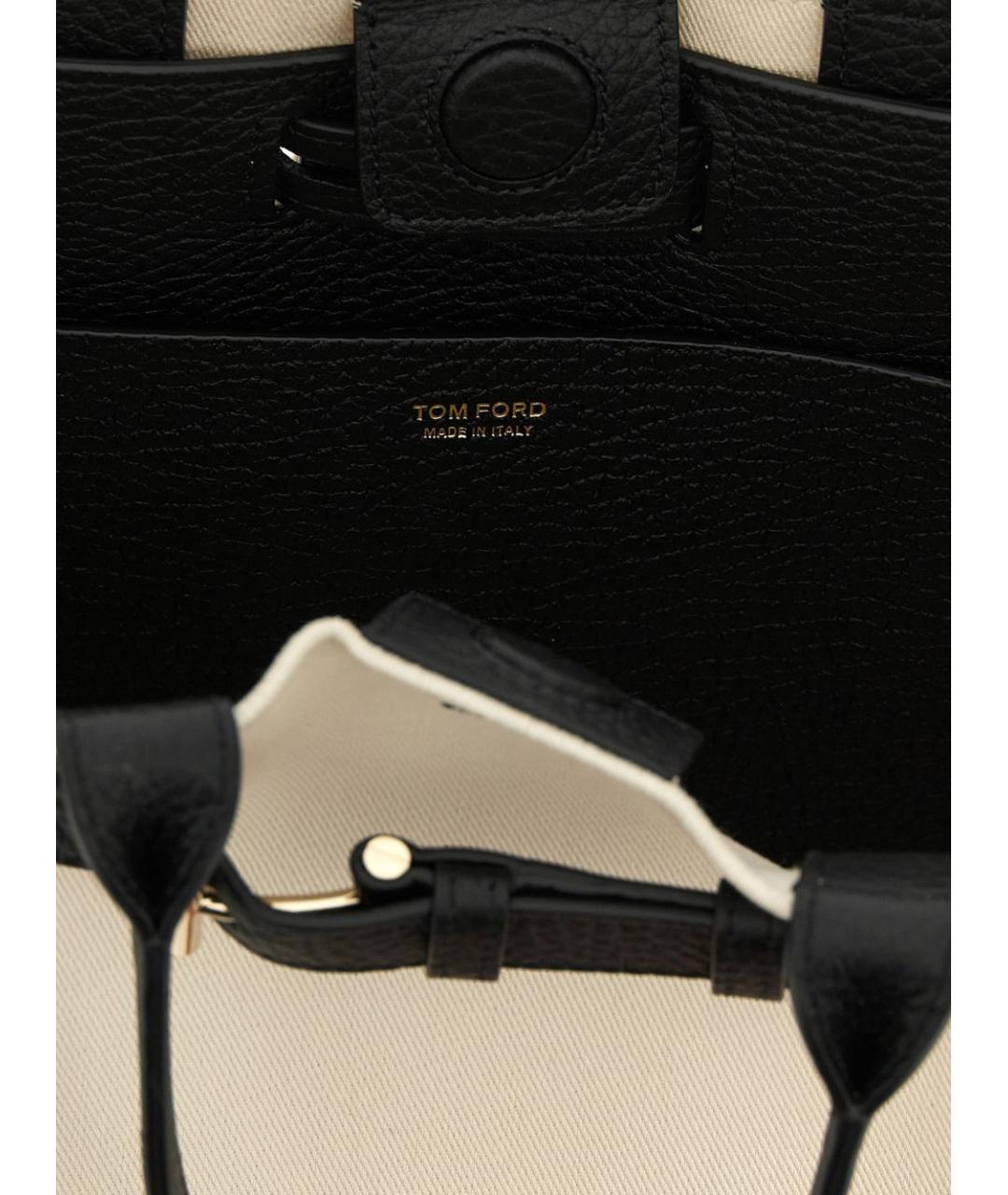 TOM FORD Бежевая сумка тоут, фото 4