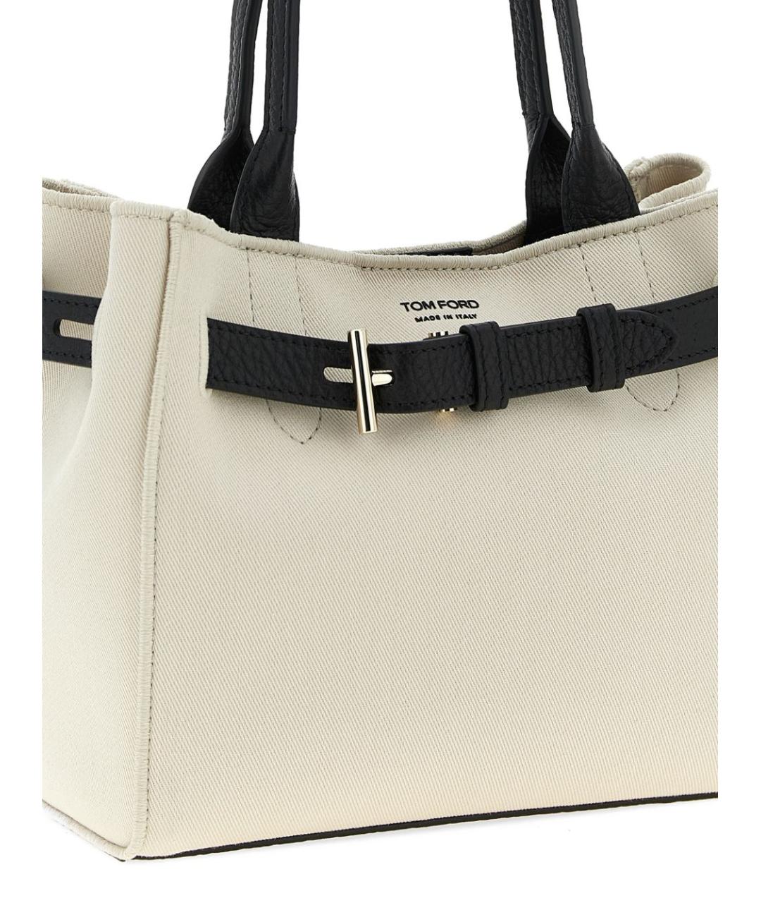 TOM FORD Бежевая сумка тоут, фото 2