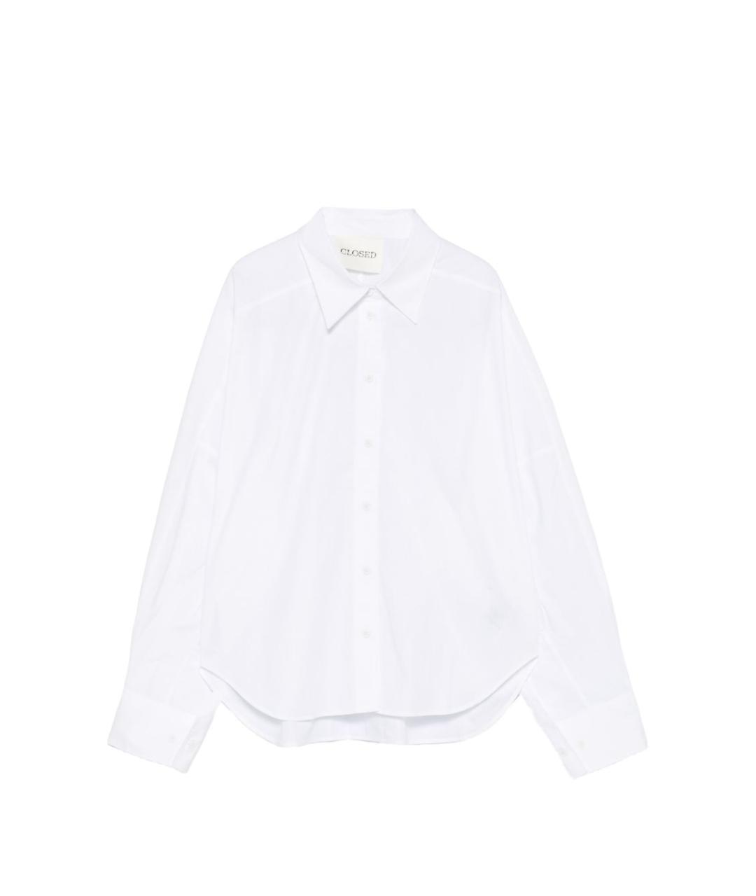 CLOSED Белая хлопковая рубашка, фото 4