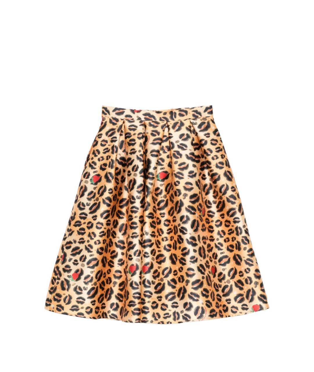 ALESSANDRO ENRIQUEZ Бежевая юбка миди, фото 2