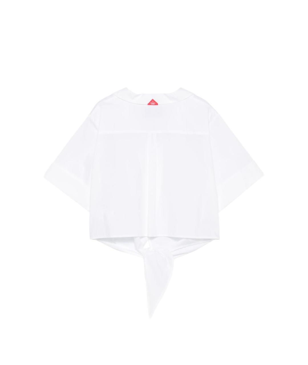 ALESSANDRO ENRIQUEZ Белая хлопковая рубашка, фото 3