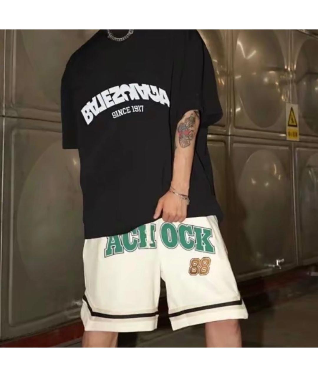 BALENCIAGA Черная футболка, фото 6