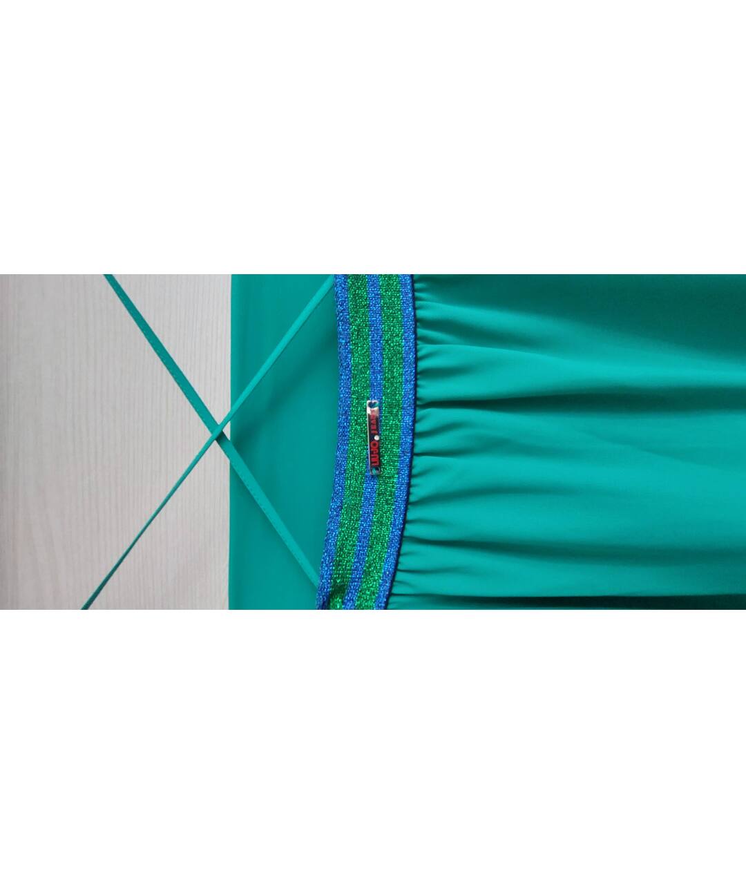 LIU JO Зеленые полиэстеровое платье, фото 4