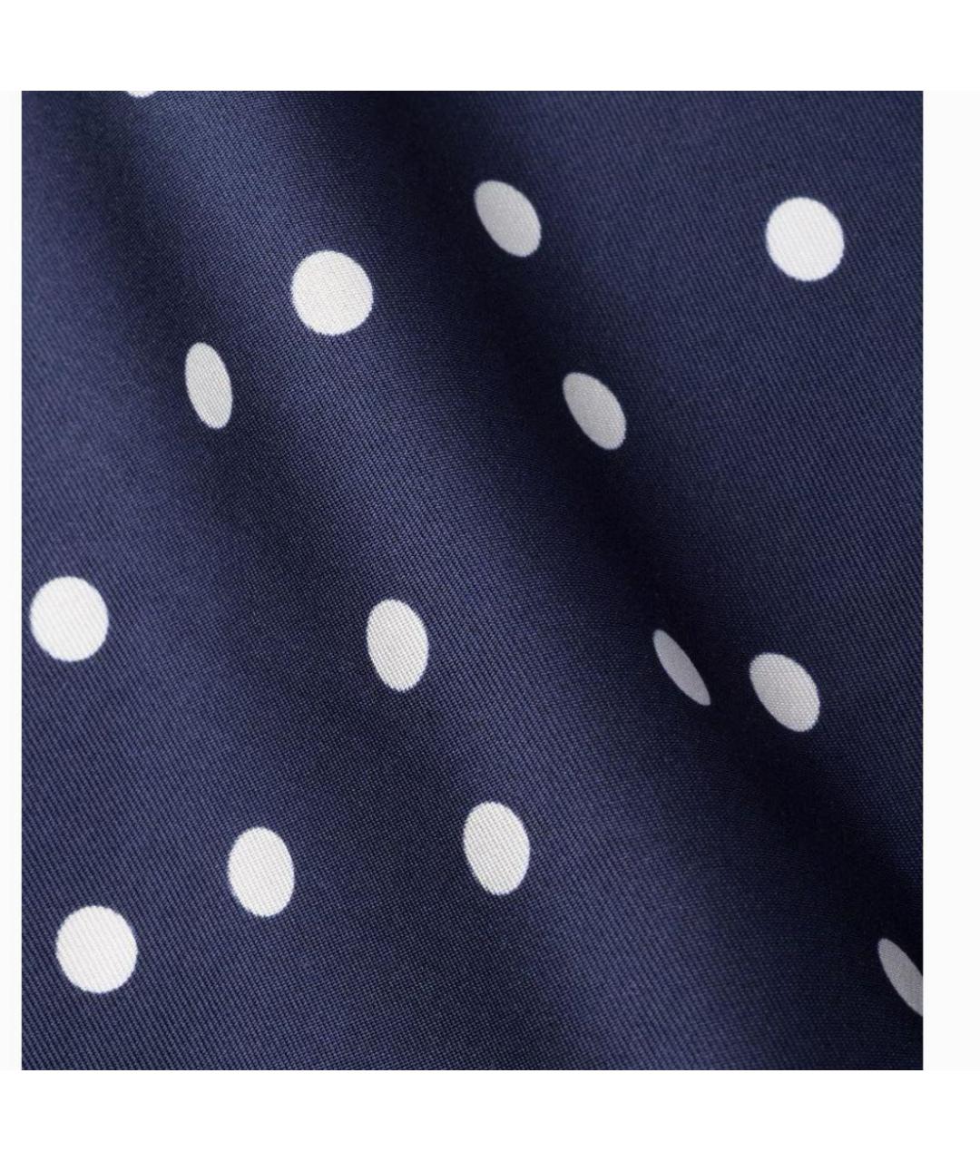 PRADA Темно-синий шарф, фото 2