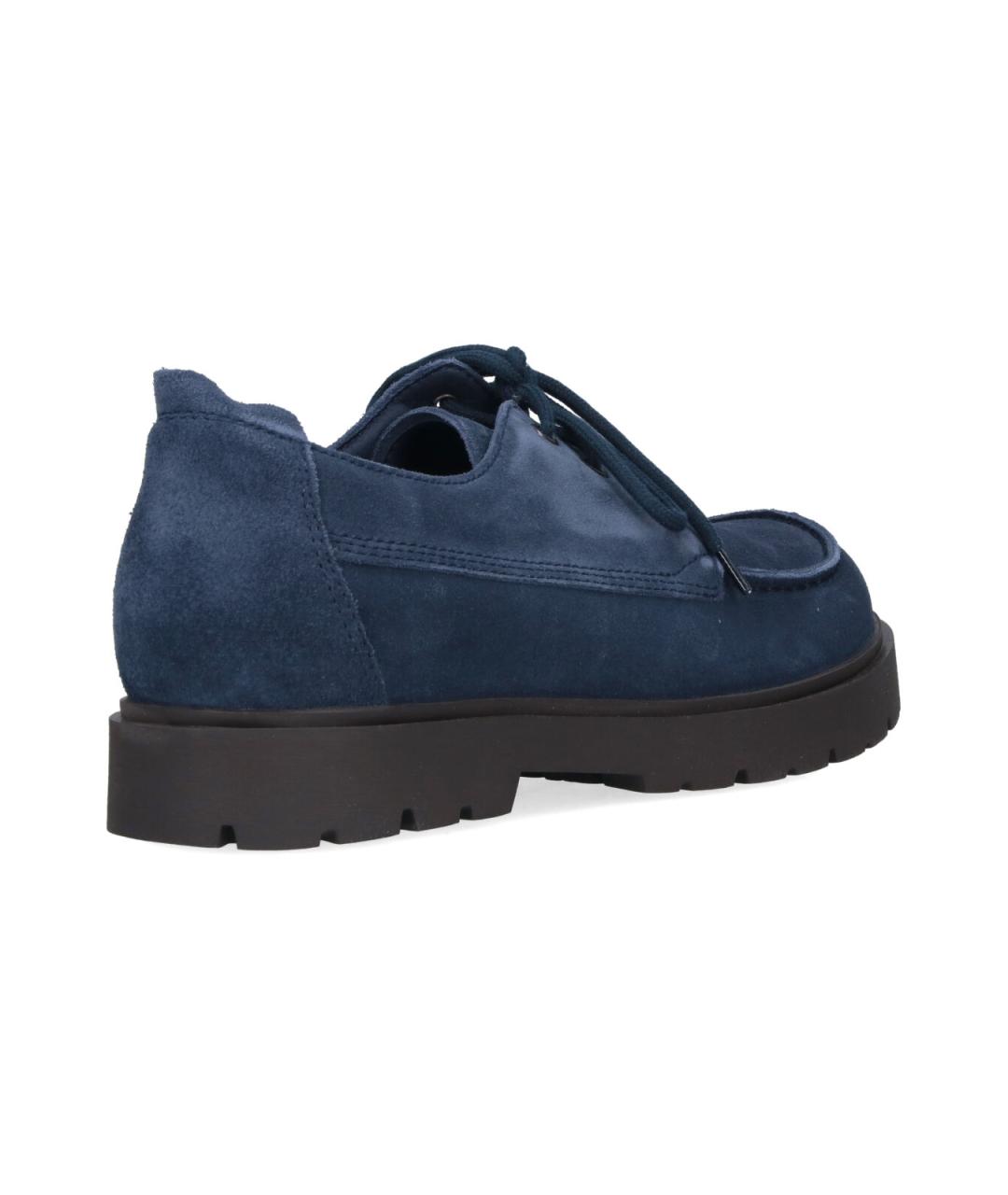 BIRKENSTOCK Синие кожаные ботинки, фото 4