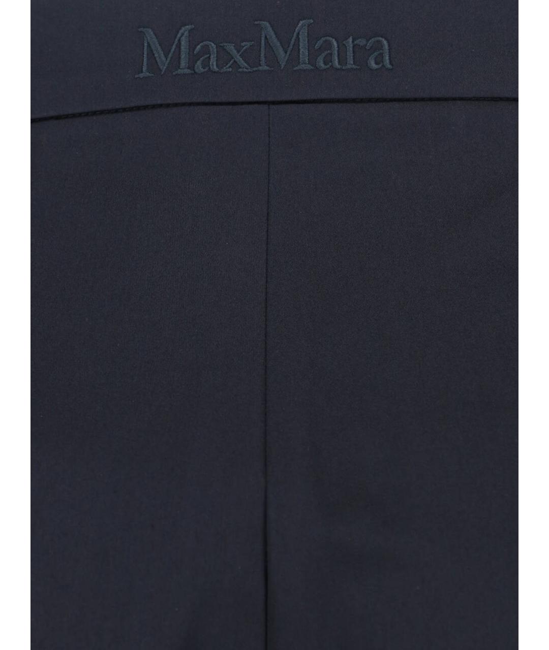 MAX MARA Черные хлопковые шорты, фото 4