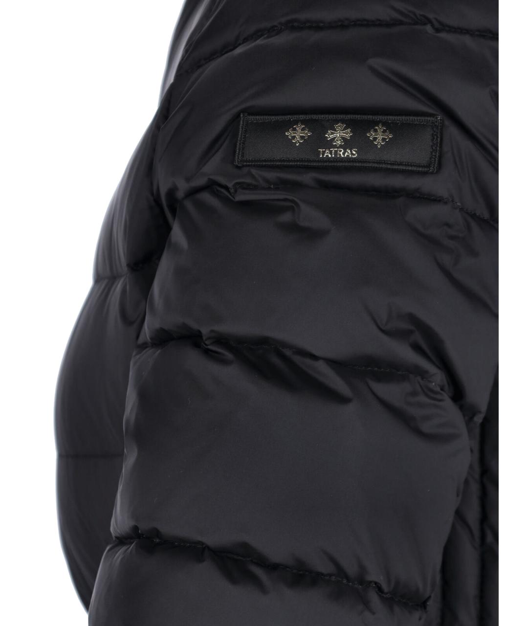 TATRAS Черный полиэстеровый пуховик, фото 3