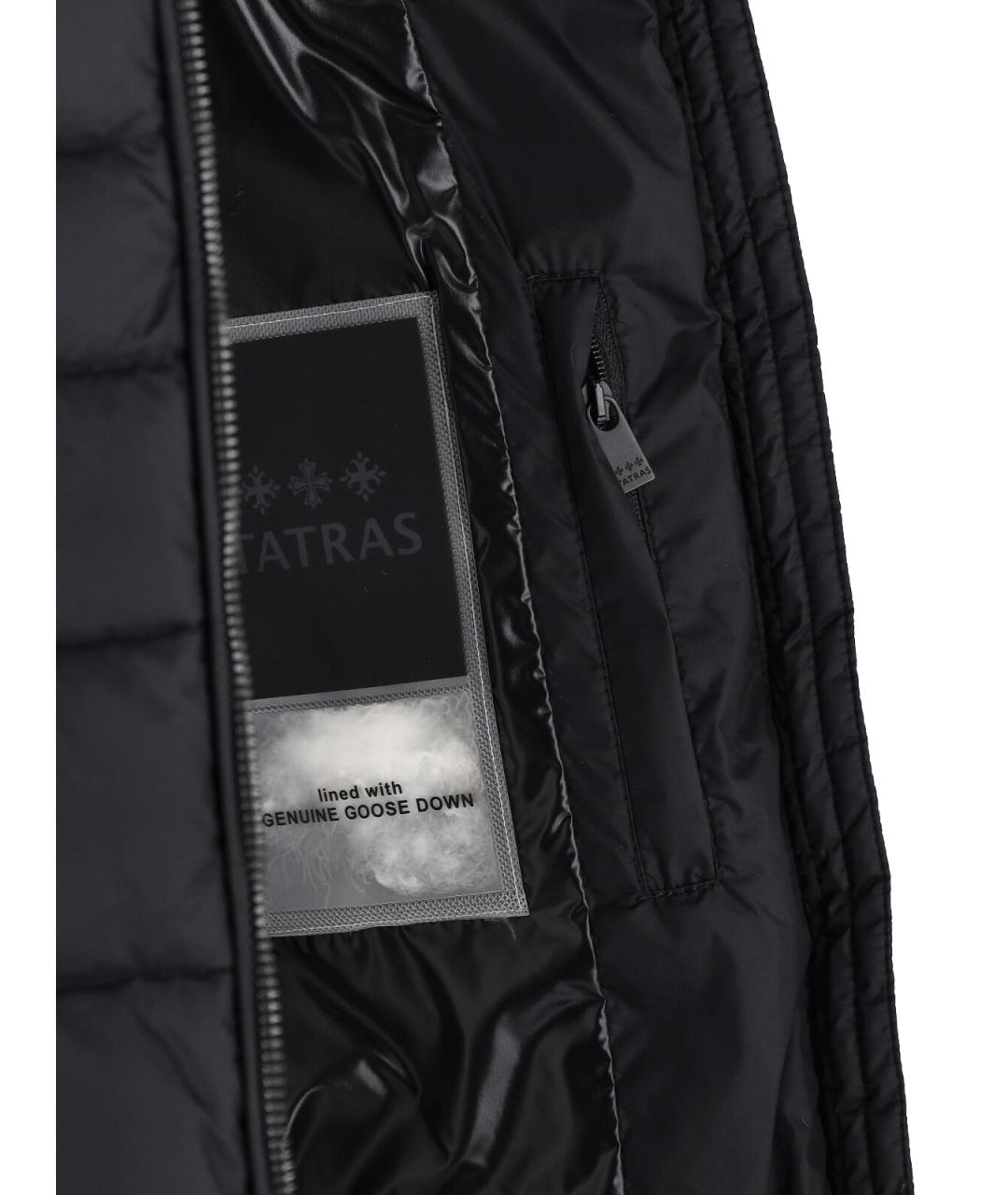 TATRAS Черный полиэстеровый пуховик, фото 6