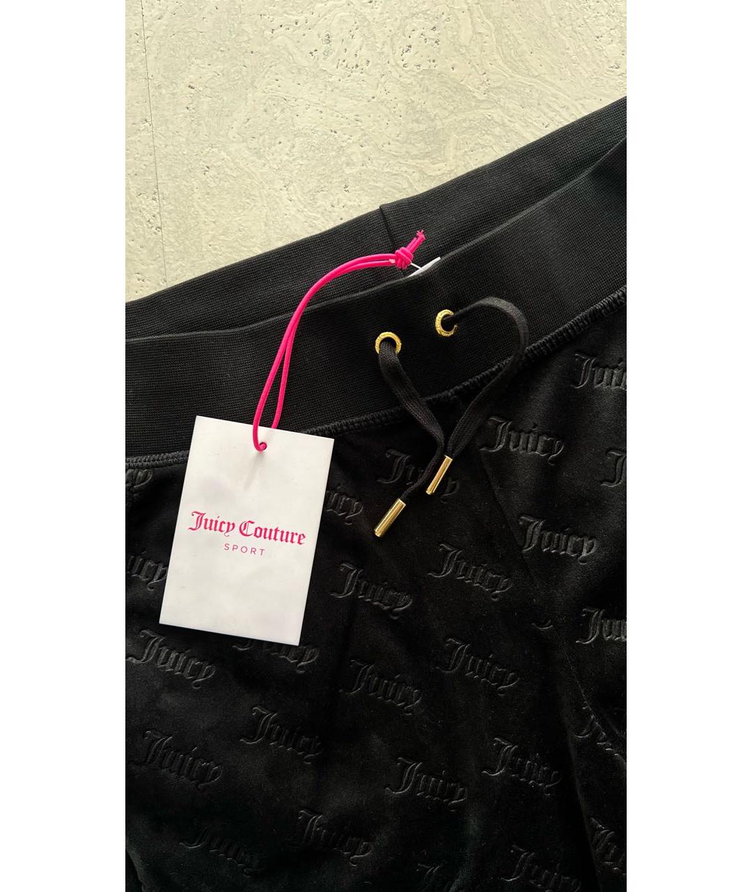 JUICY COUTURE Черный велюровый спортивные костюмы, фото 7