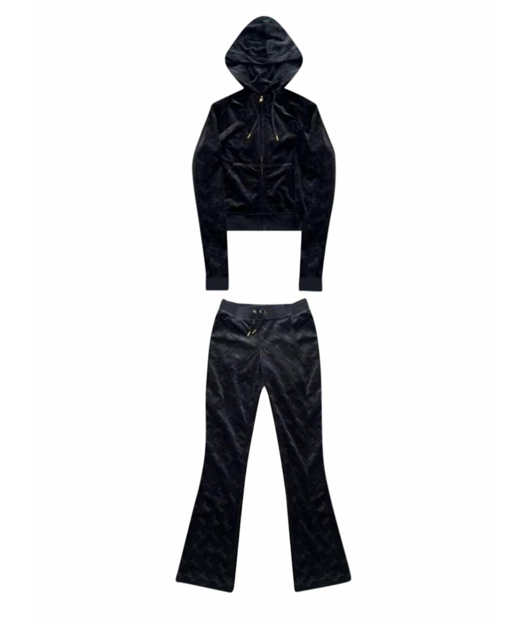JUICY COUTURE Черный велюровый спортивные костюмы, фото 1