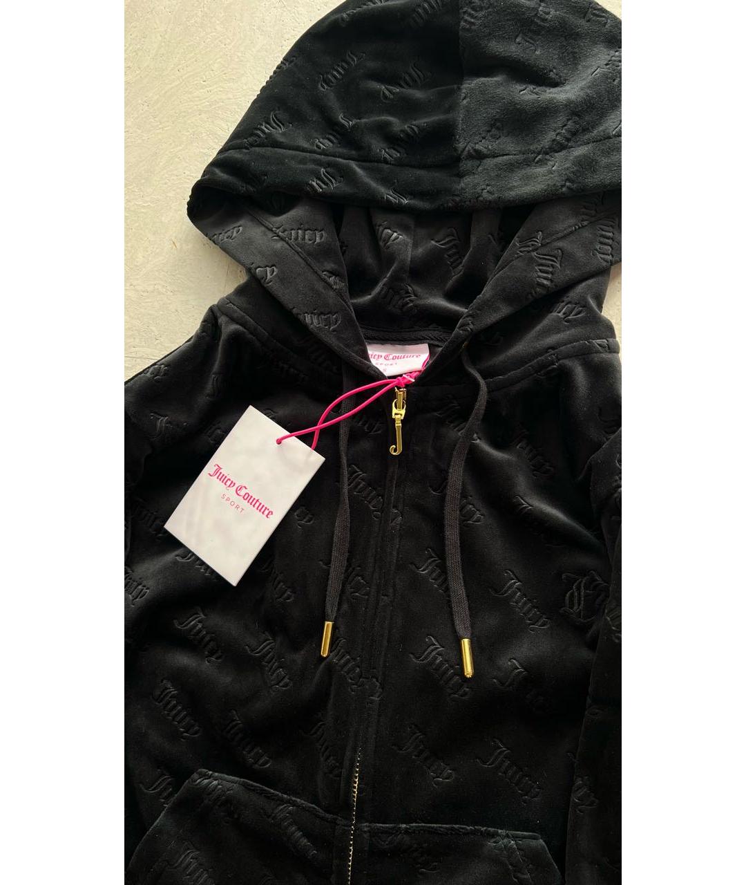JUICY COUTURE Черный велюровый спортивные костюмы, фото 4