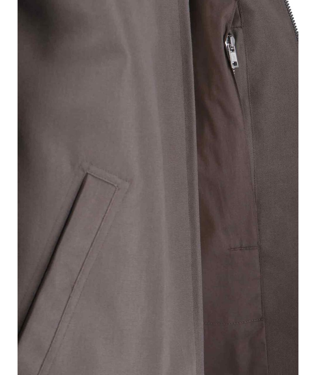 RICK OWENS Бежевая хлопковая куртка, фото 5