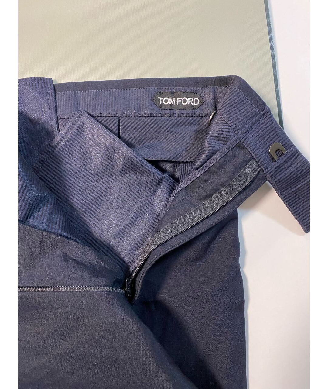 TOM FORD Темно-синие классические брюки, фото 3