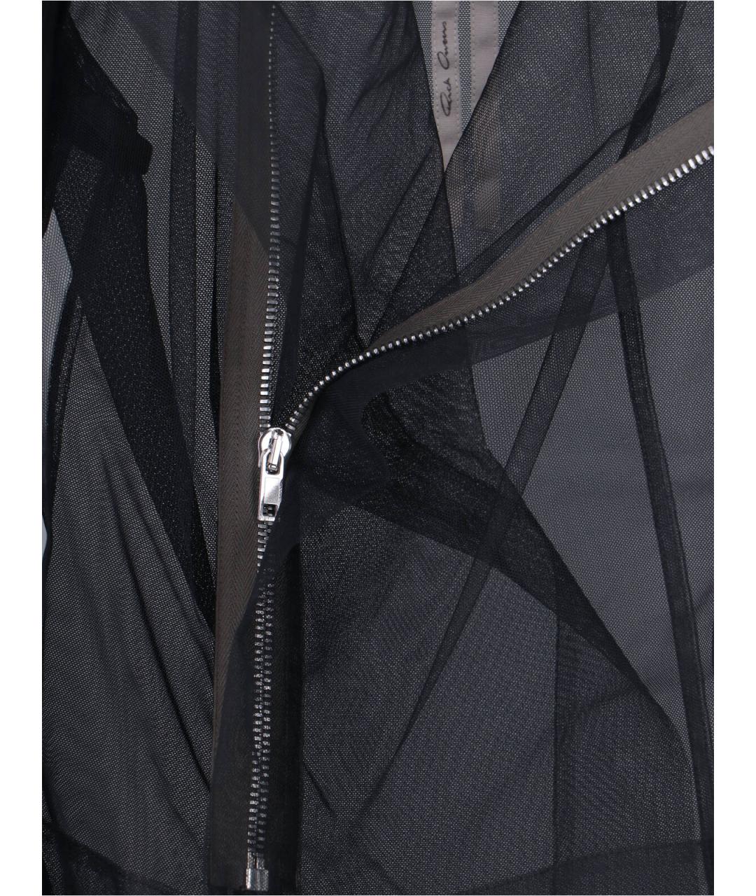 RICK OWENS Черная майка, фото 4