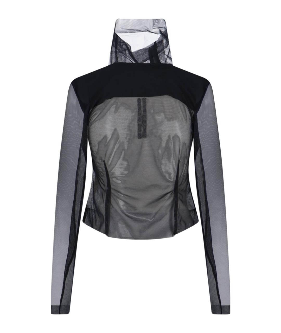 RICK OWENS Черная майка, фото 2