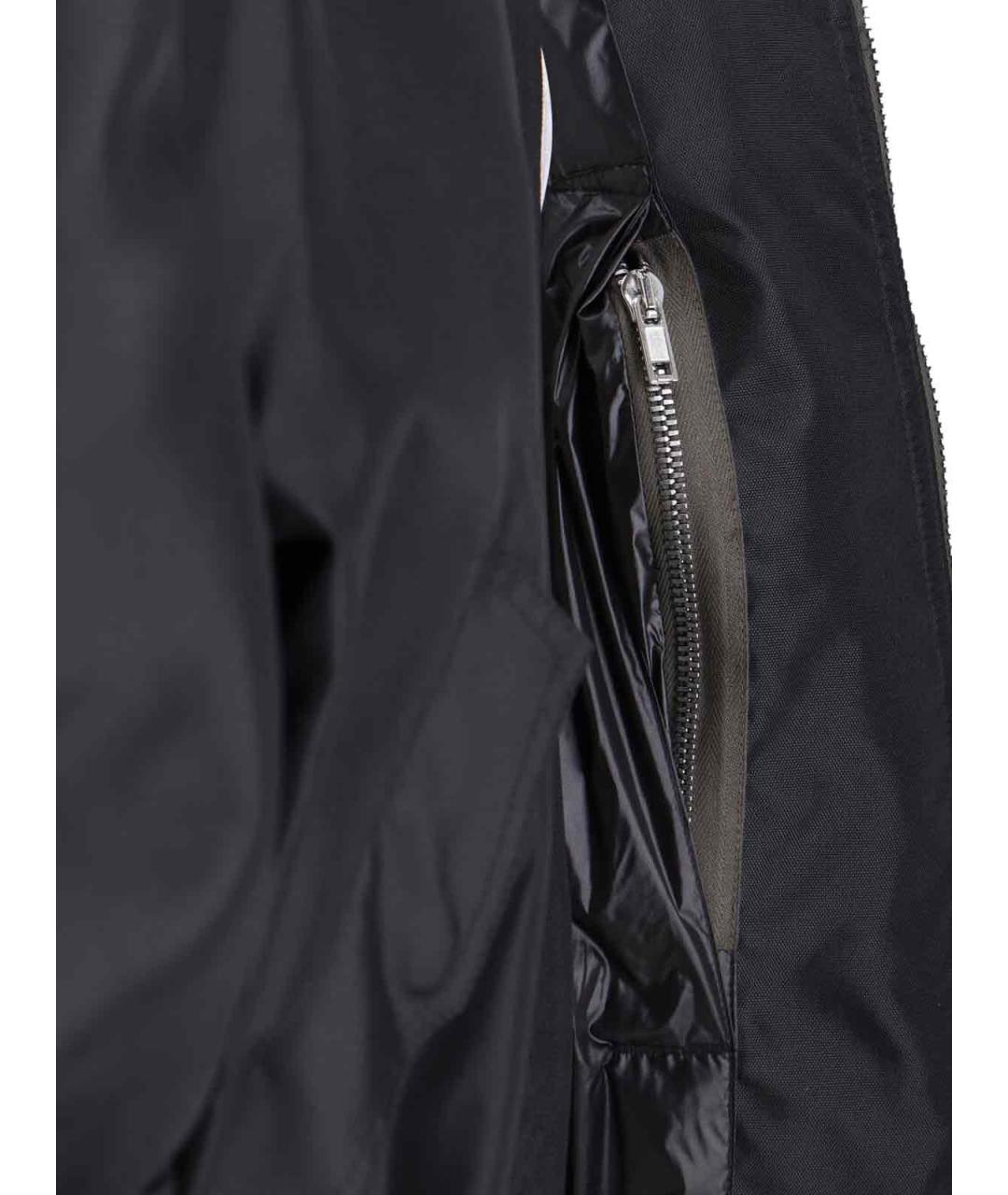 RICK OWENS Черная полиамидовая куртка, фото 5
