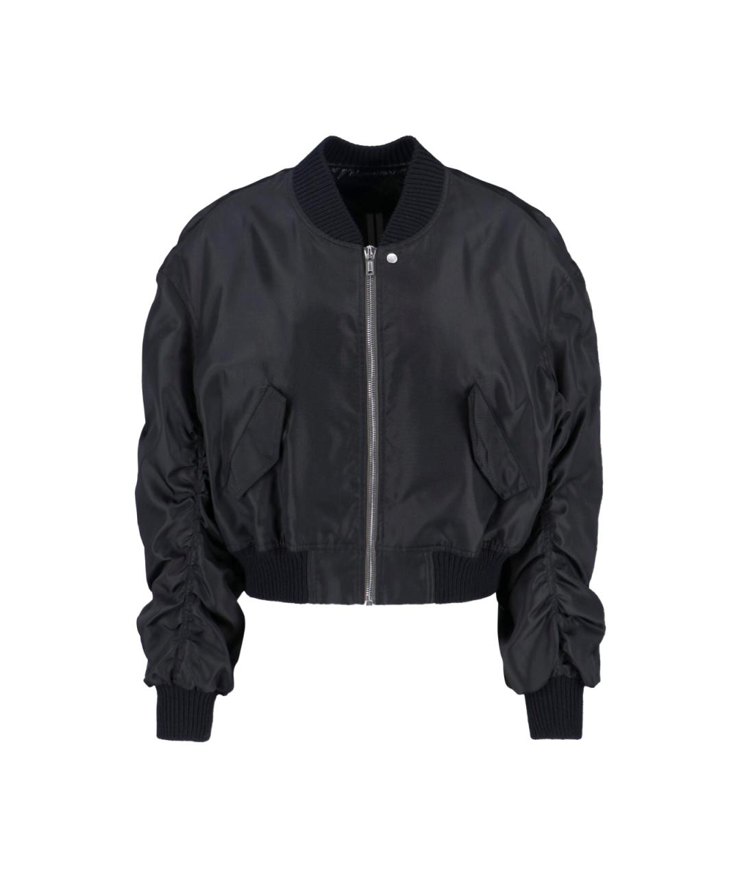 RICK OWENS Черная полиамидовая куртка, фото 1