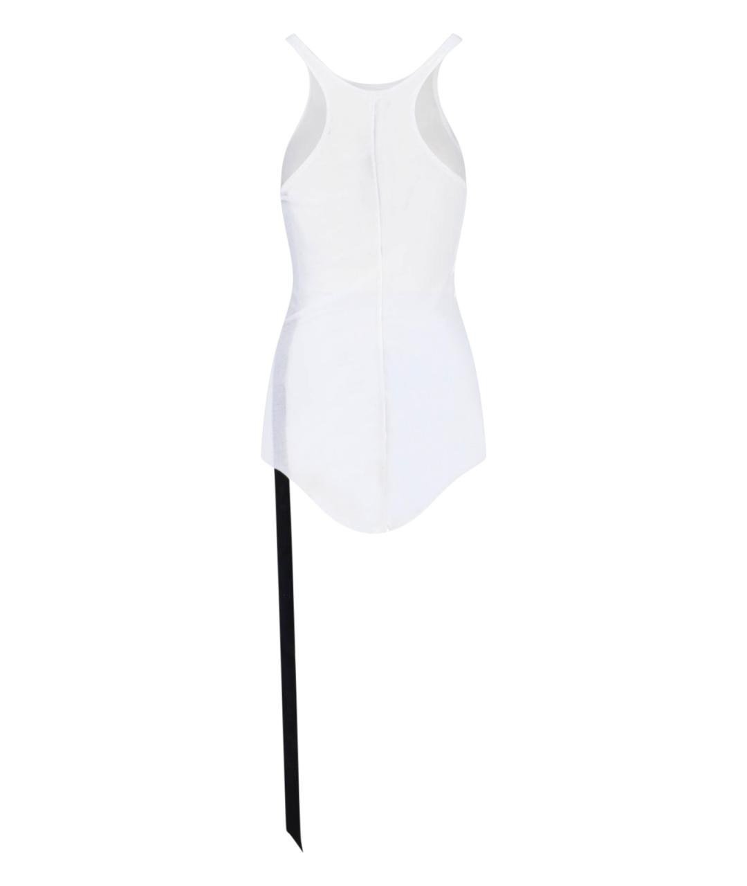 RICK OWENS DRKSHDW Белая хлопковая майка, фото 2