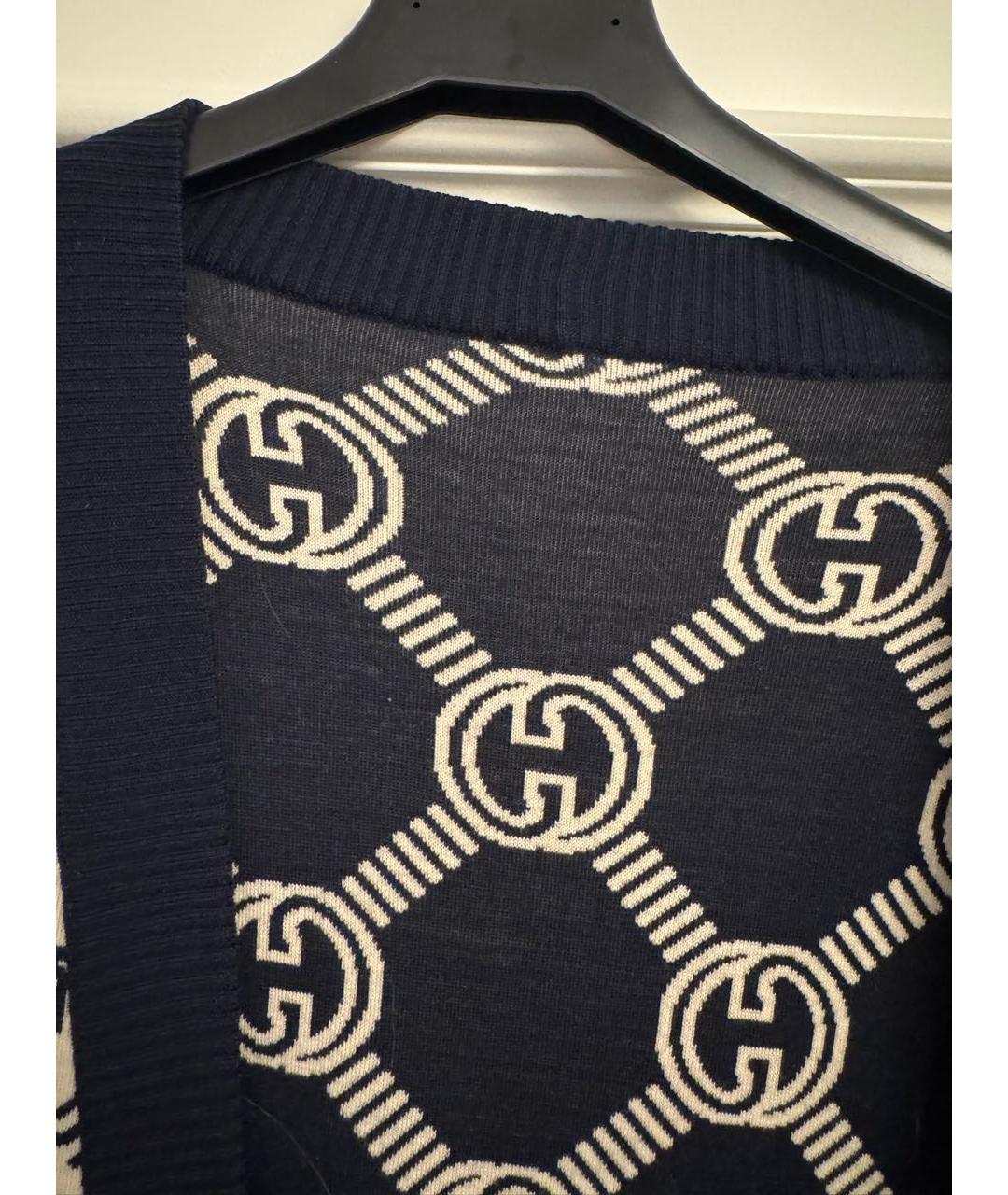 GUCCI Мульти шерстяной кардиган, фото 6