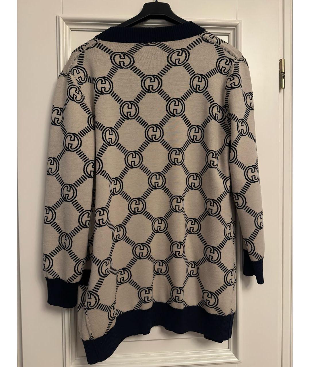 GUCCI Мульти шерстяной кардиган, фото 2