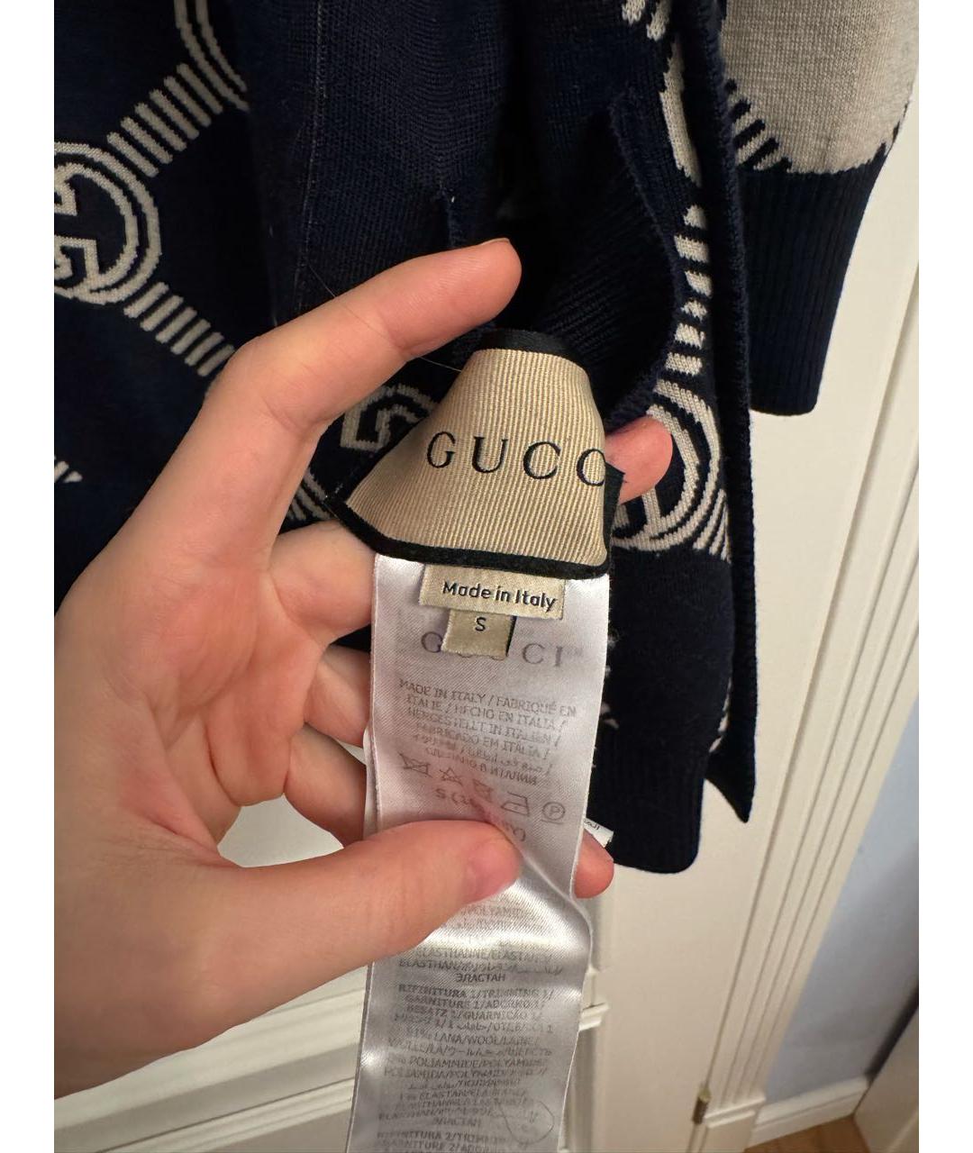 GUCCI Мульти шерстяной кардиган, фото 3