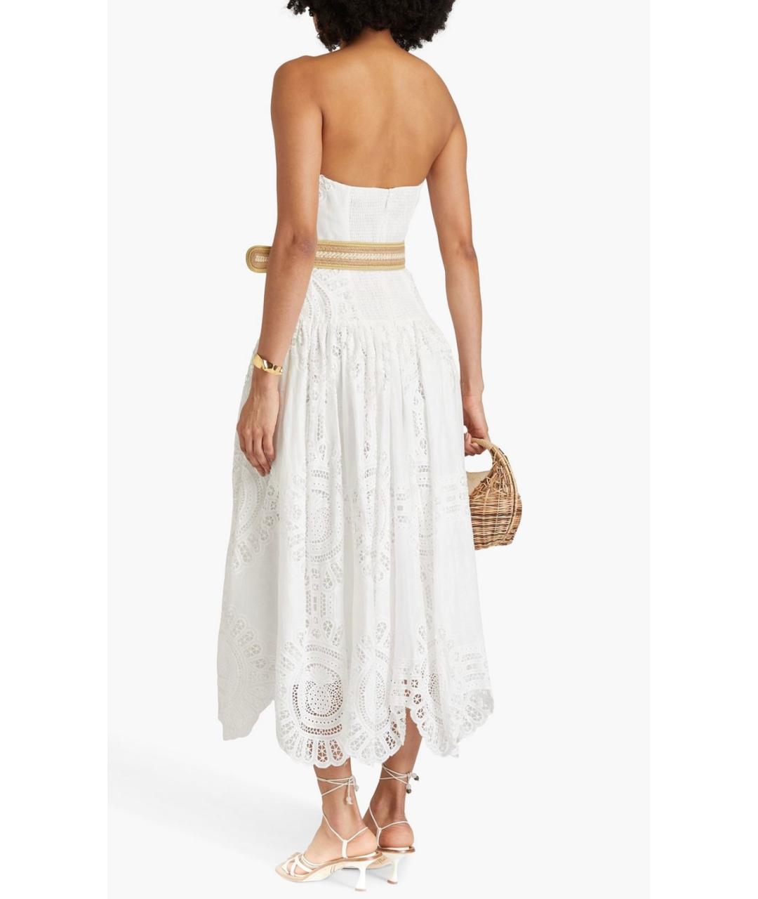 ZIMMERMANN Белое льняное платье, фото 3
