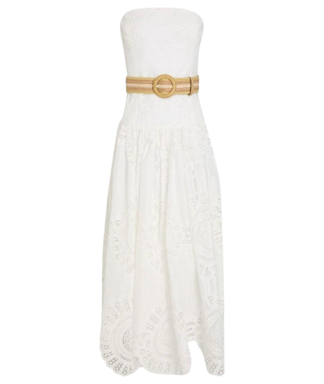 ZIMMERMANN Белое льняное платье, фото 1