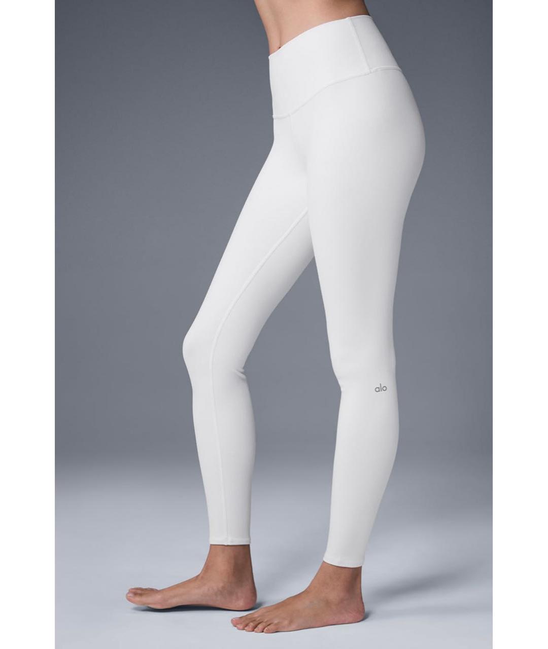 ALO YOGA Белые спортивные брюки и шорты, фото 7